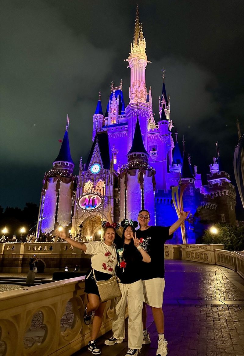 My family and I at Tokyo Disneyland